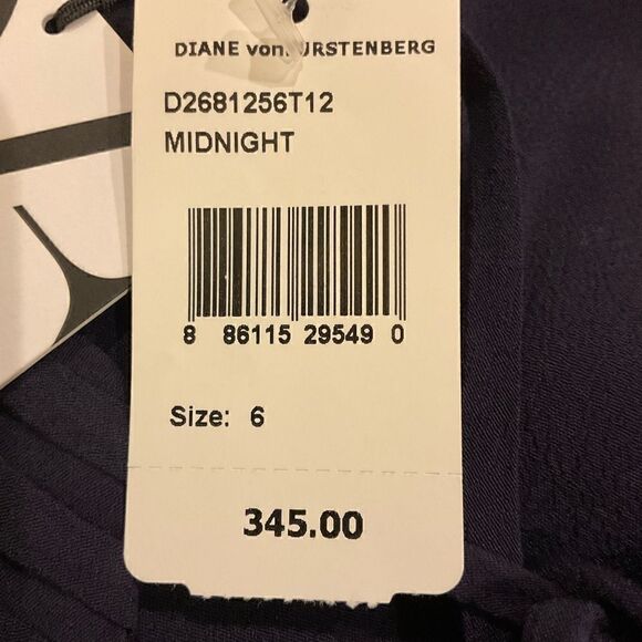 NWT Diane Von Furstenberg Scoop Neck Knee Length Dress 💙 - Picture 6 of 6